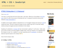 Tablet Screenshot of htmlcssjavascript.com